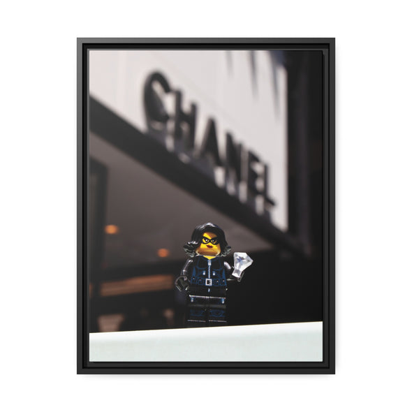 Diamond Thief - Framed Canvas