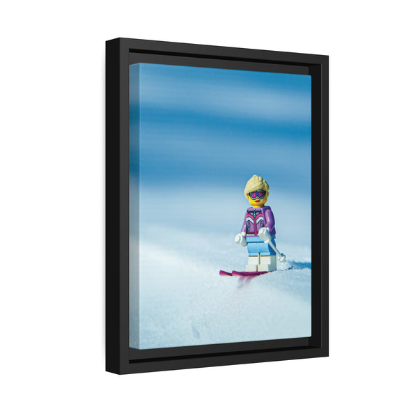 Snow Bunny - Framed Canvas