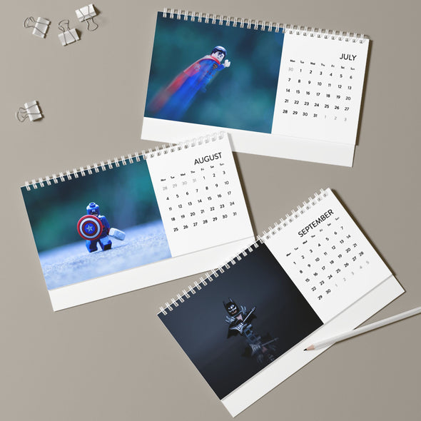 2025 Superheroes Desk Calendar