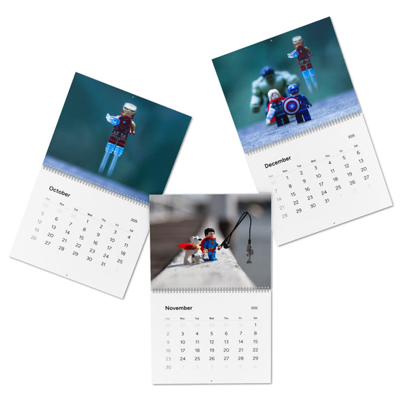 2025 Superheroes Wall Calendar