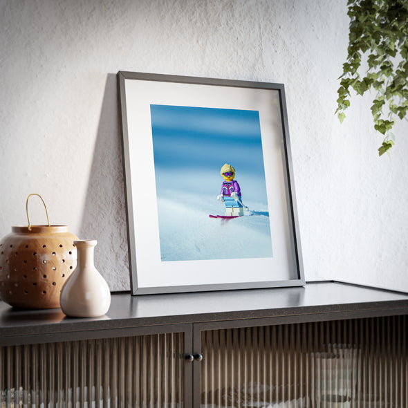 Snow Bunny - Framed Matte Print