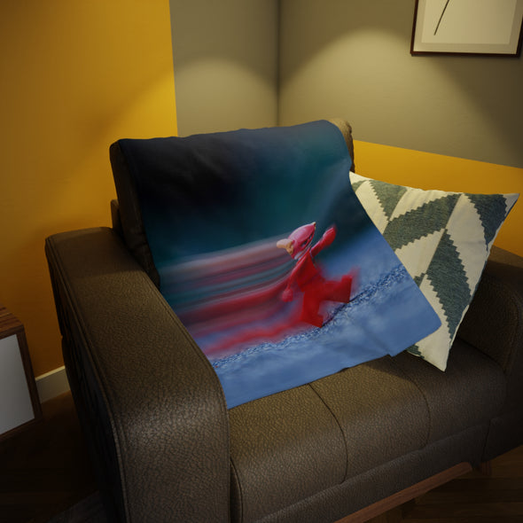 Speed Force - Soft Fleece Blanket