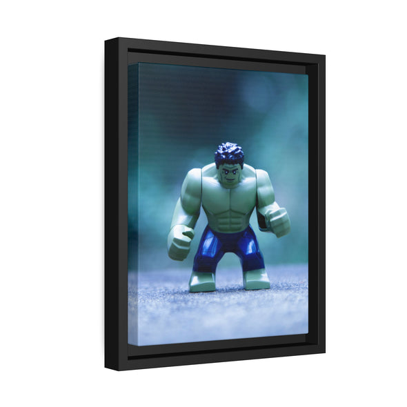 Clobbering Time - Framed Canvas