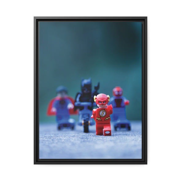 Looking for Trouble - Framed Canvas