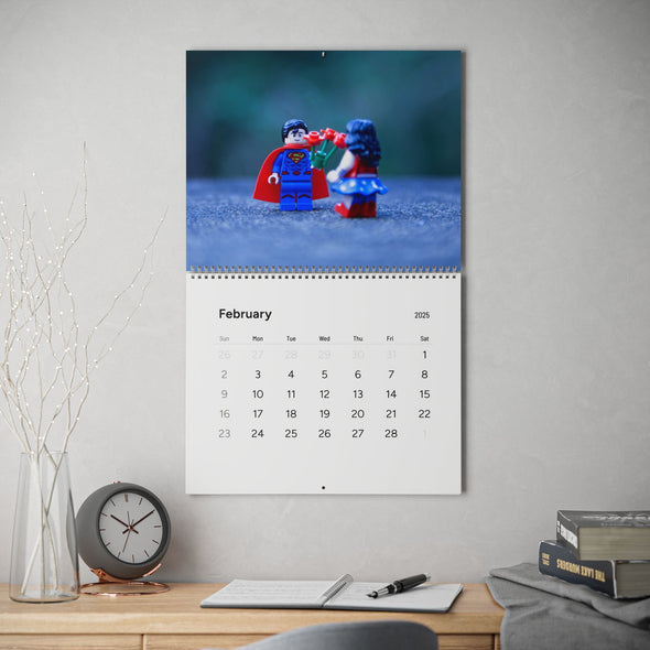 2025 Superheroes Wall Calendar