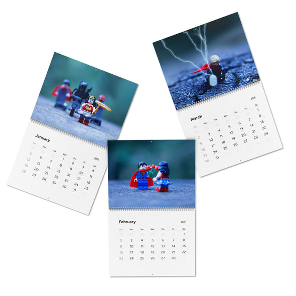 2025 Superheroes Wall Calendar