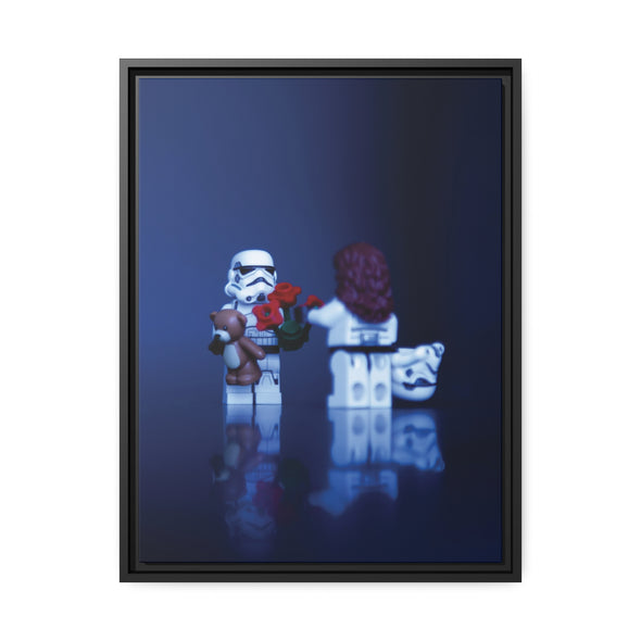 Be my Valentine - Framed Canvas