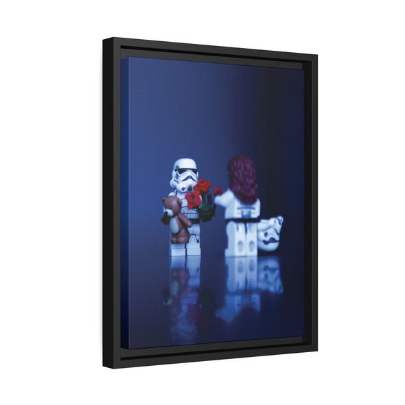 Be my Valentine - Framed Canvas