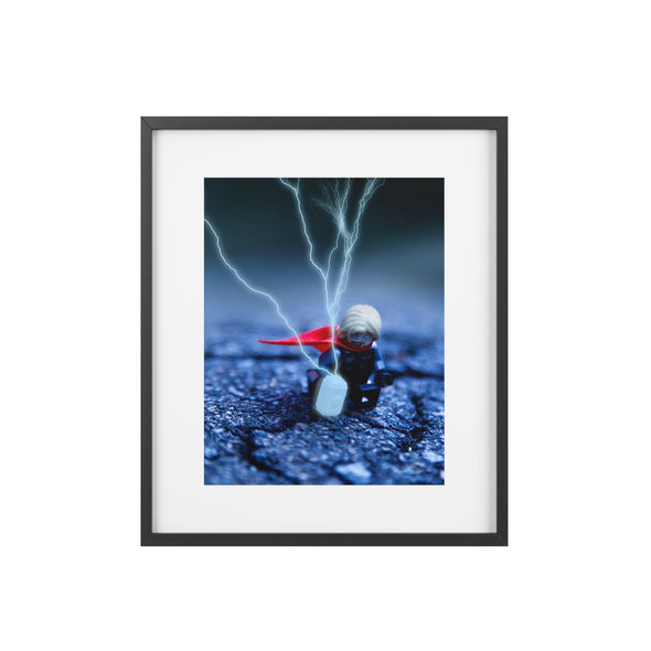 God of Thunder - Framed Matte Print