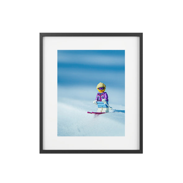 Snow Bunny - Framed Matte Print