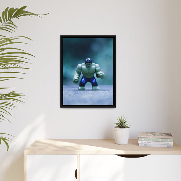 Clobbering Time - Framed Canvas