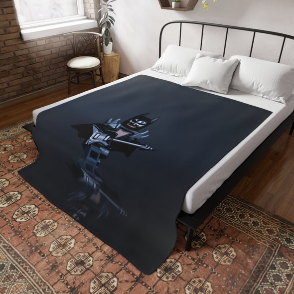 Heavy Metal Knight - Soft Fleece Blanket