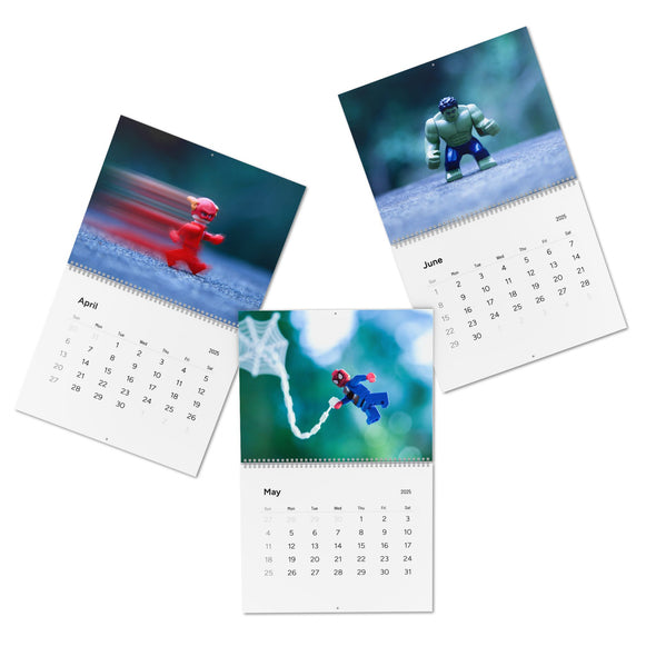 2025 Superheroes Wall Calendar