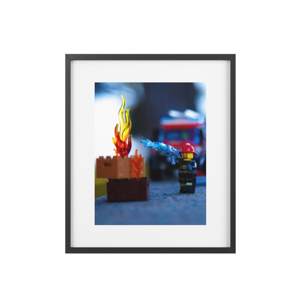 Under Control - Framed Matte Print