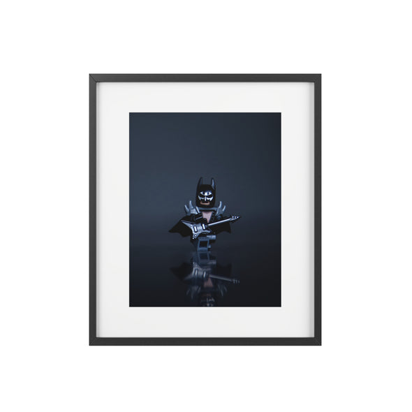 Heavy Metal Knight - Framed Matte Print