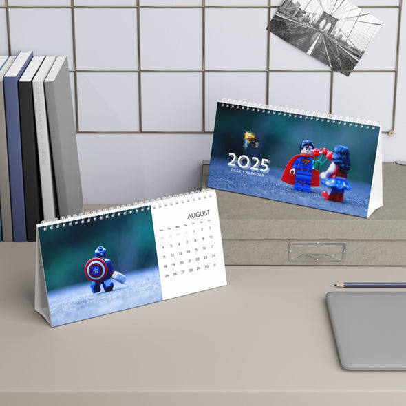 2025 Superheroes Desk Calendar