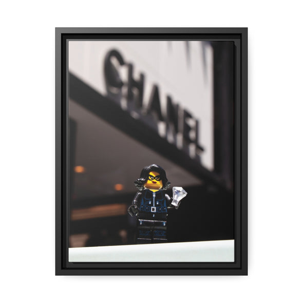 Diamond Thief - Framed Canvas