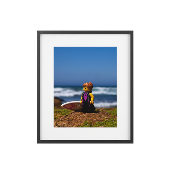 Surfer Girl - Framed Matte Print