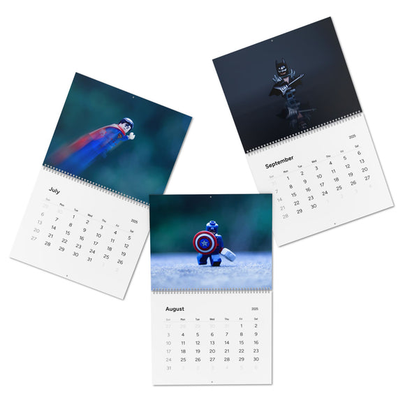 2025 Superheroes Wall Calendar