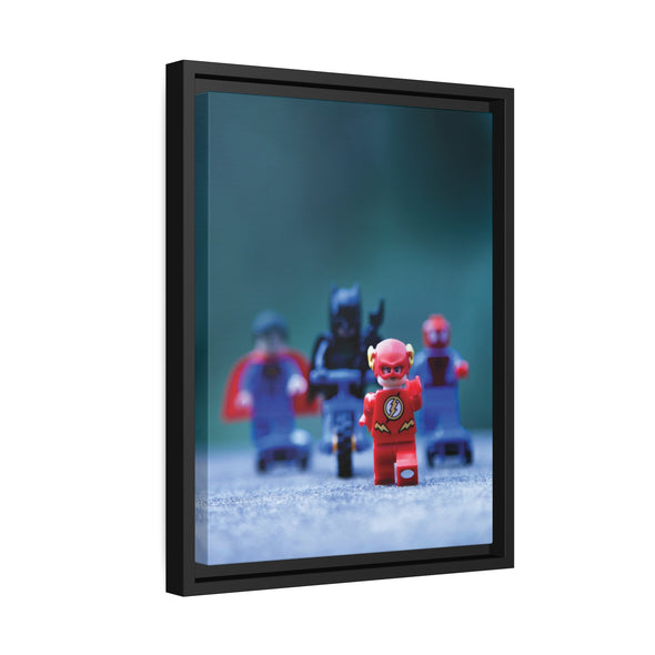 Looking for Trouble - Framed Canvas