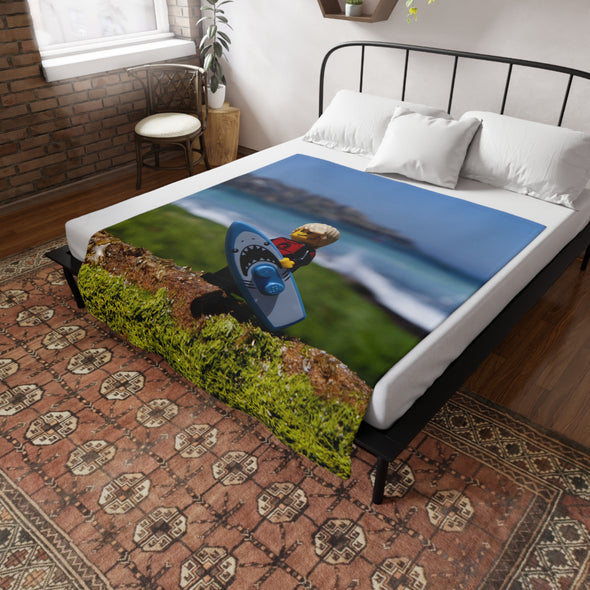 Surfer Boy - Soft Fleece Blanket