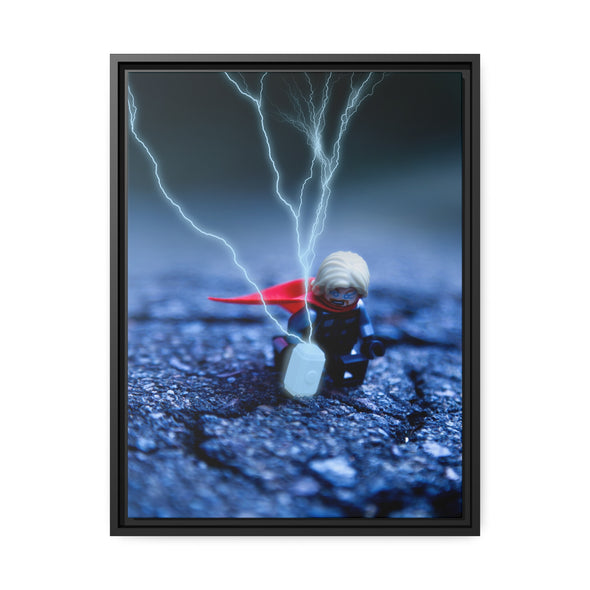 God of Thunder - Framed Canvas