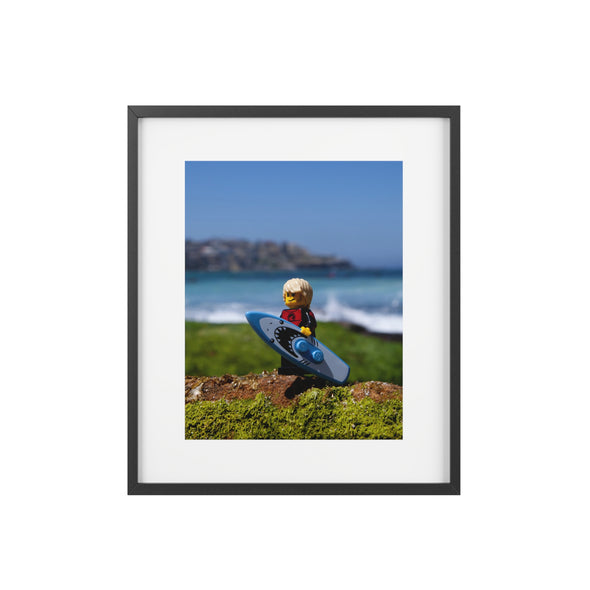 Surfer Boy - Framed Matte Print