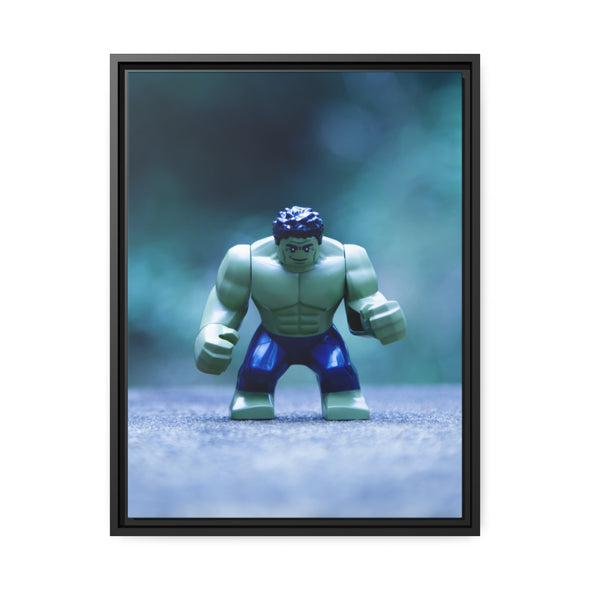 Clobbering Time - Framed Canvas