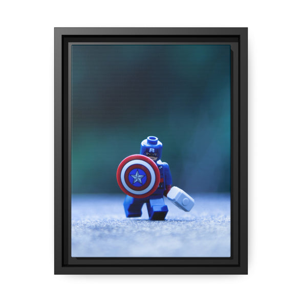 Hammer & Shield - Framed Canvas