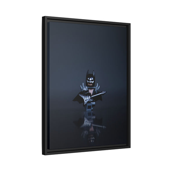 Heavy Metal Knight - Framed Canvas